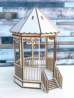 Деревянная заготовка Беседка artistic DAY 73105537 купить за 377 ₽ в интернет-магазине Wildberries