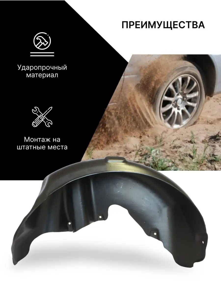 Norplast Локеры Ford Maverick / Escape / Mazda Tribute задние 2шт.