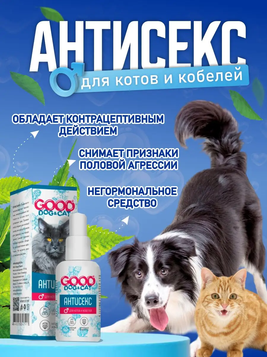 GoodCat Антисекс для кошек и сук 50 мл