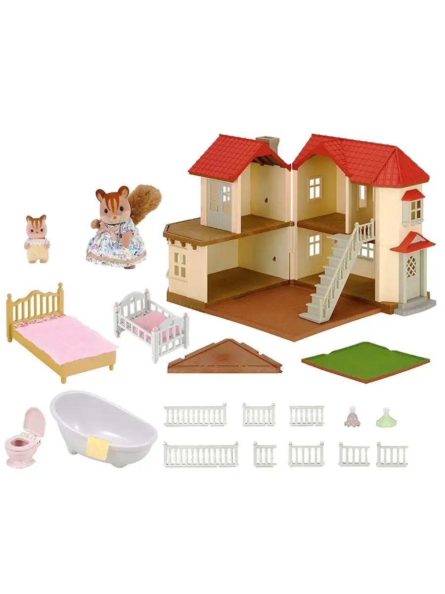 Игровой набор Большой дом со светом, подарочный набор Е, new… Sylvanian  Families купить по цене 8 183 ₽ в интернет-магазине Wildberries | 76276480