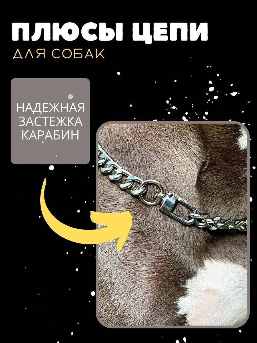 Ошейник для собак. Цепь Jessie & Co купить по цене 0 ₽ в интернет-магазине  Wildberries | 78170306