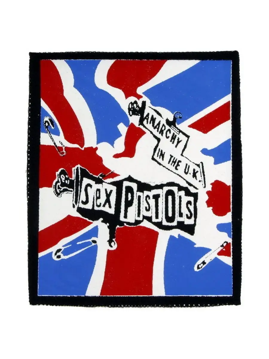 РОК-ПОЗИТИФ Нашивка Sex Pistols Anarchy In The U.K. (110Х90)