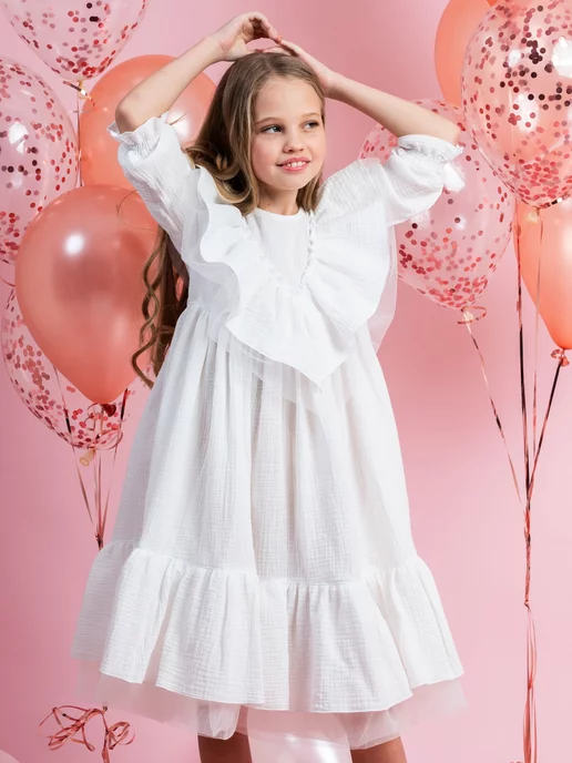 Товары оптом на malino-v.ru - маленькая девочка в свадебном платье