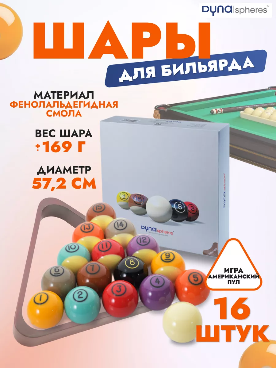 Dyna Шары Dynaspheres Tungsten Pool 57,2 мм