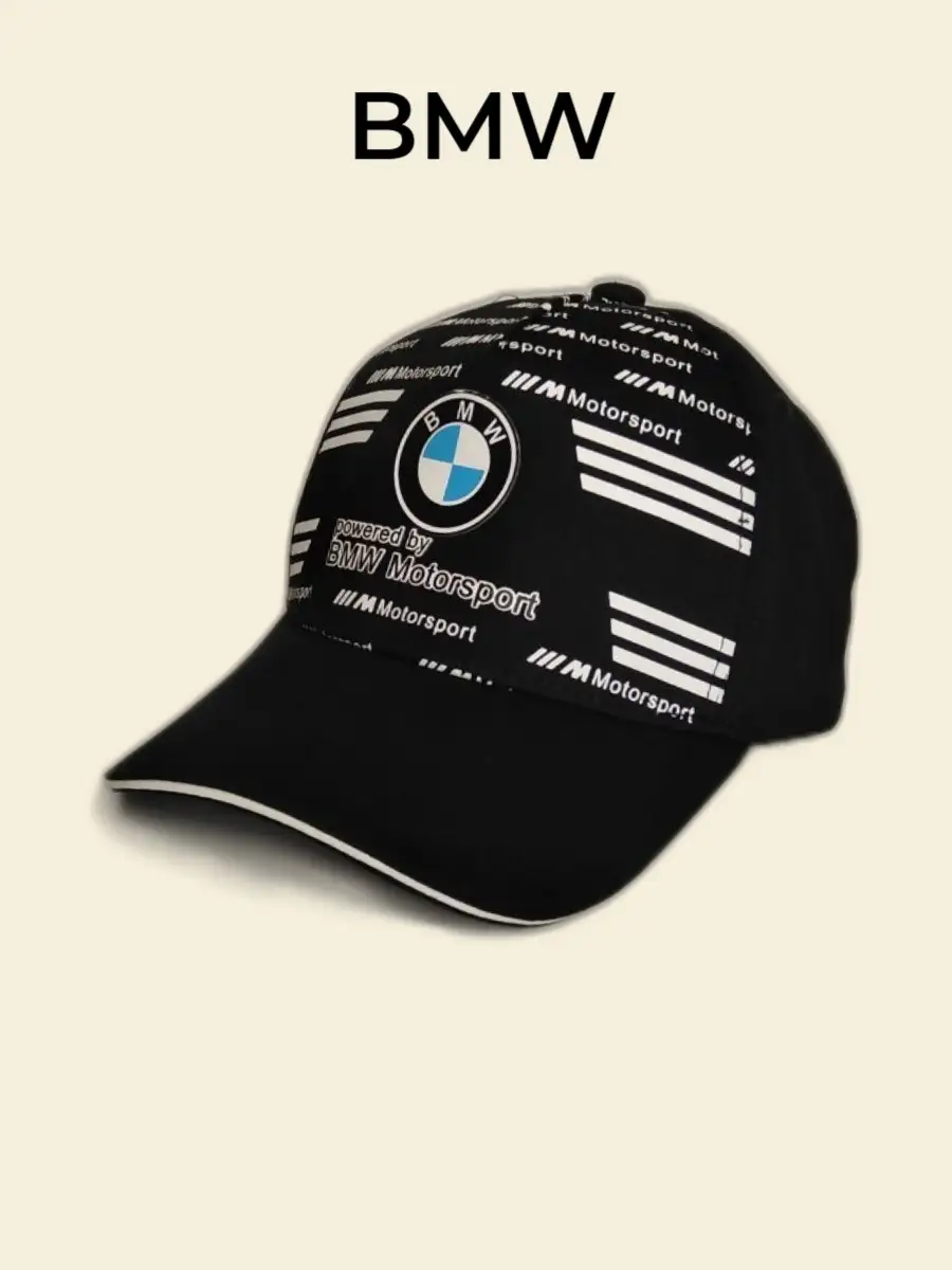 HATMAN FASHION Бейсболка черная авто мото BMW хлопок