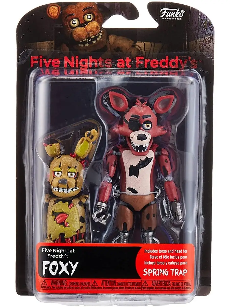 Фокси подвижная фигурка ФНАФ (Foxy FNAF) Central Place купить по цене 1 693  ₽ в интернет-магазине Wildberries | 86260765