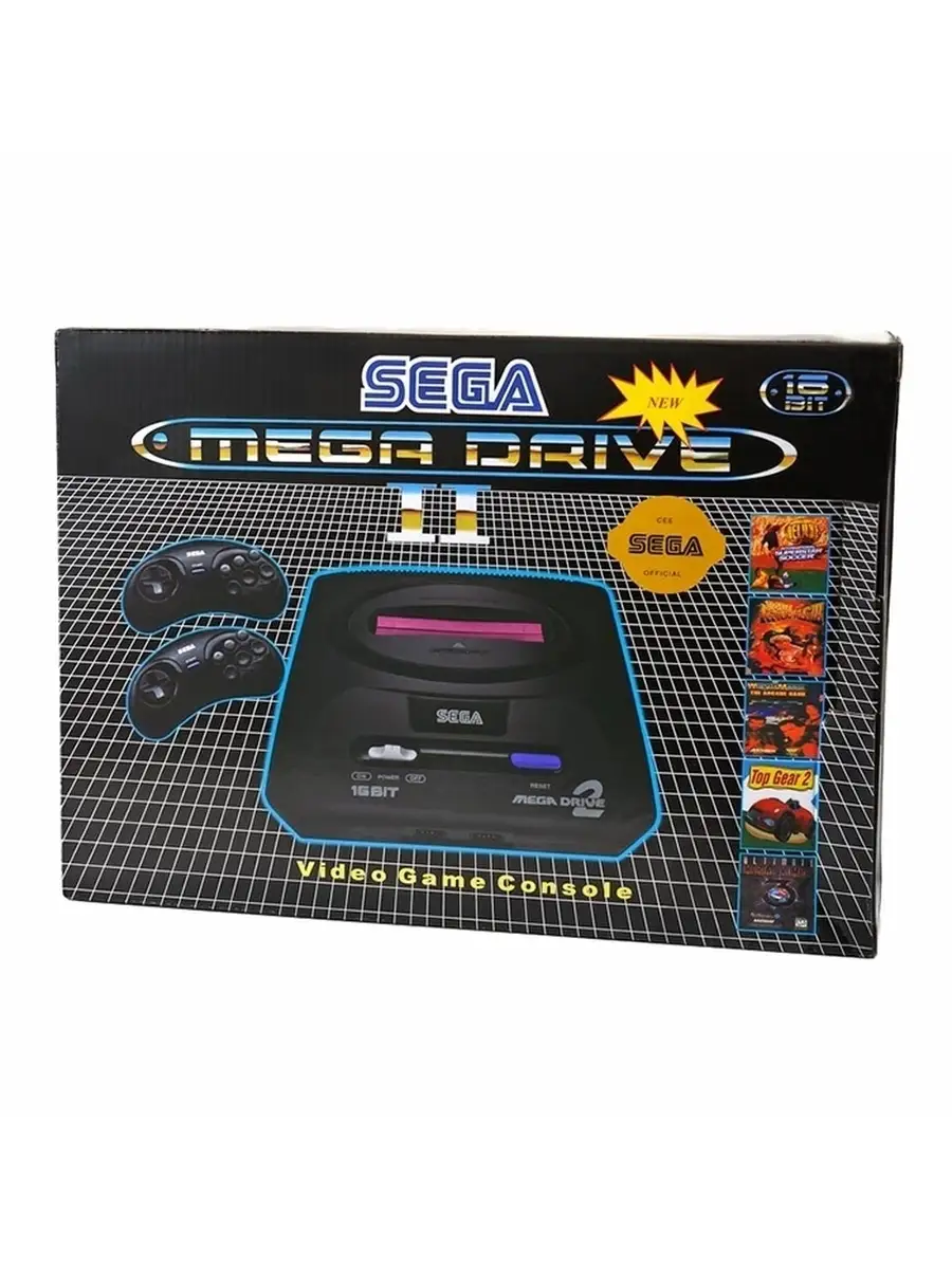 Игровая приставка mega drive 2 Sega купить по цене 61,58 р. в  интернет-магазине Wildberries в Беларуси | 88978462