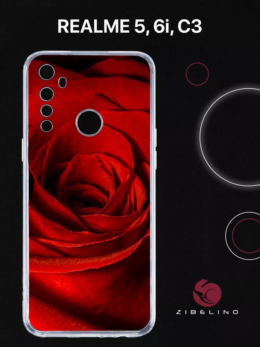 ZIBELINO Чехол на Realme C3, 6i, 5, Реалми С3, 6i, 5 прозрачный