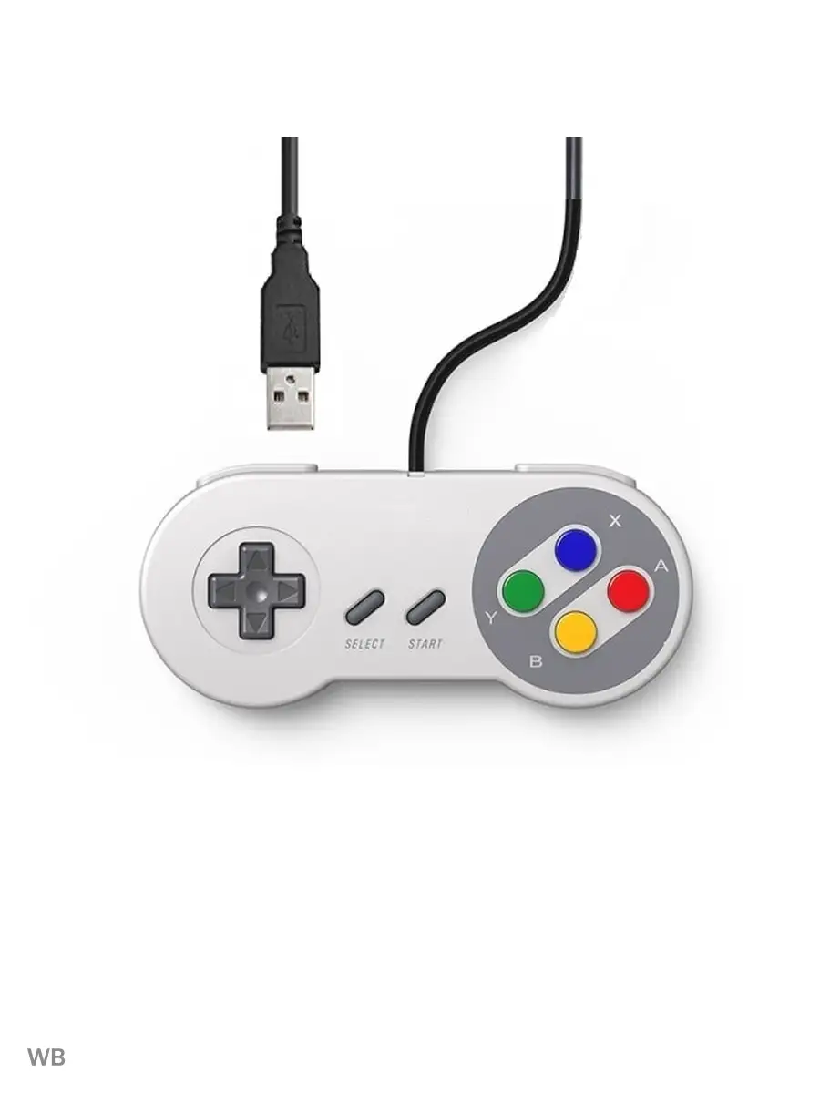 USB джойстик для игр Super Nintendo SNES c ПК, 1,8 метра Palmexx купить по  цене 250 400 сум в интернет-магазине Wildberries в Узбекистане | 90633397