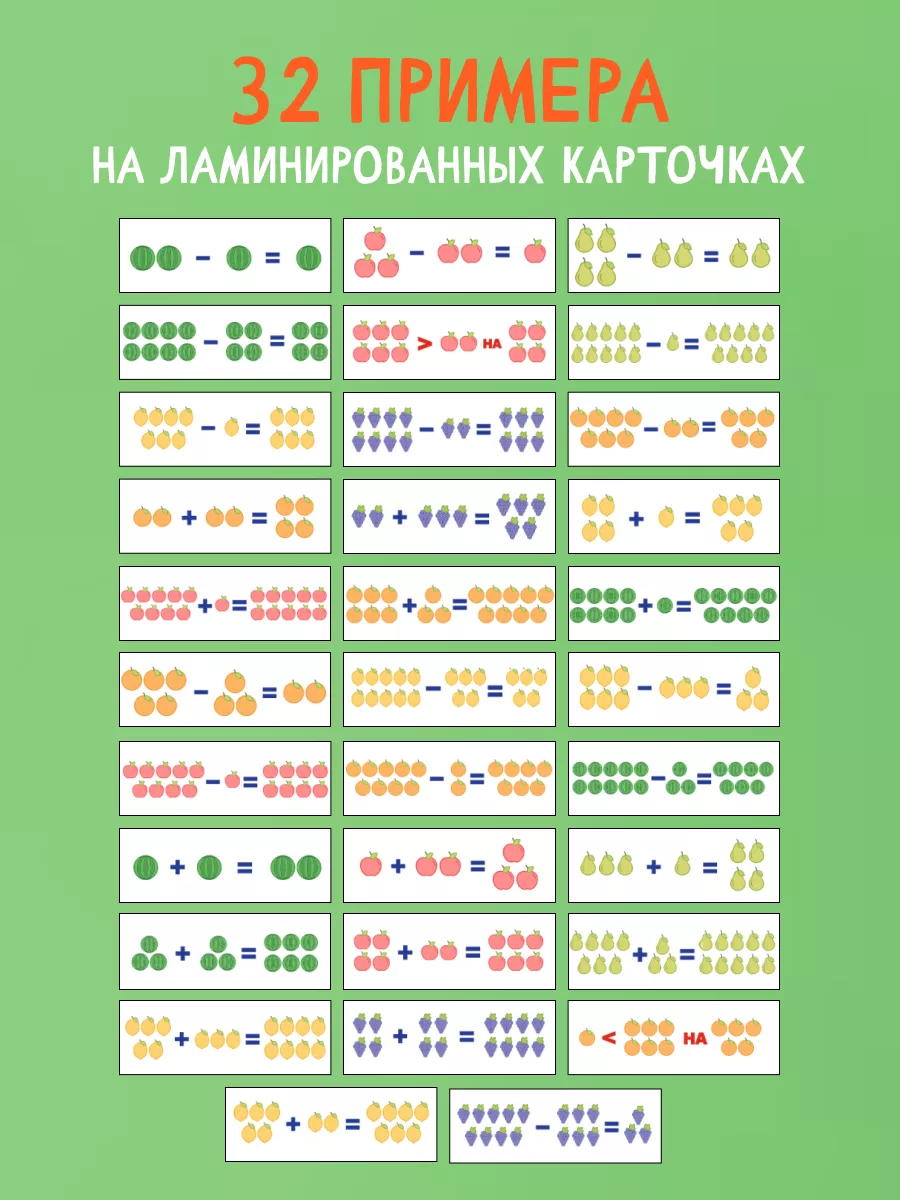 Развивающие игрушки пособие по Математике для детей