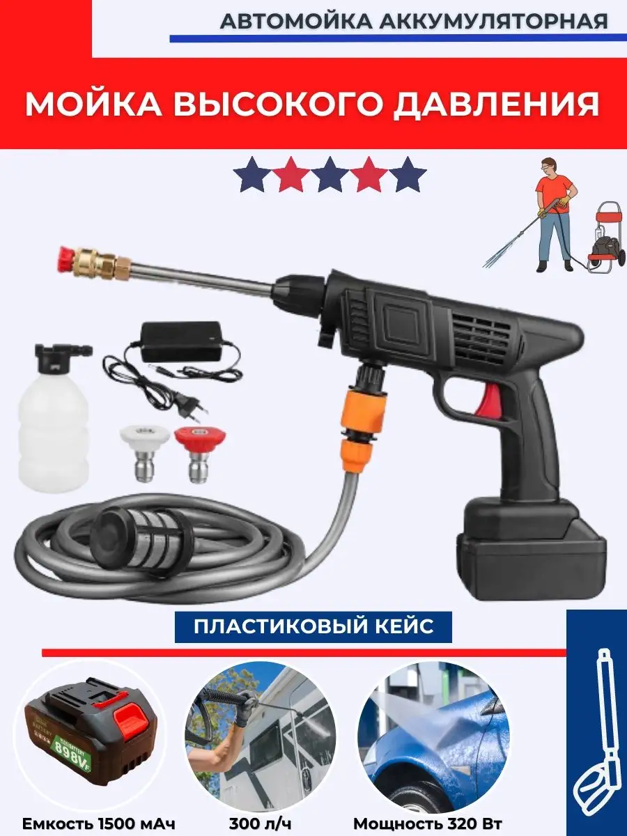 Торнадо Karcher K1 Автомойка аккумуляторная высокого давления для авто