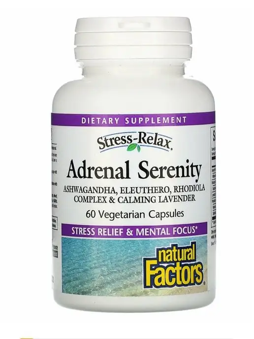 Natural Factors Stress-Relax, Adrenal Serenity, 60 кап