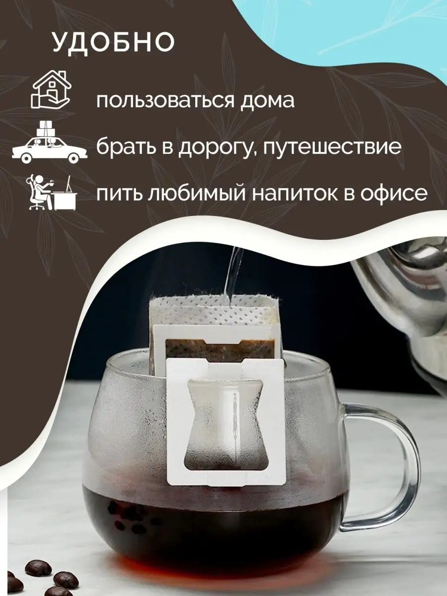 Дрип пакеты пустые, фильтры для кофе и чая 50шт СoffeeTime купить по цене  10,38 р. в интернет-магазине Wildberries в Беларуси | 96802653