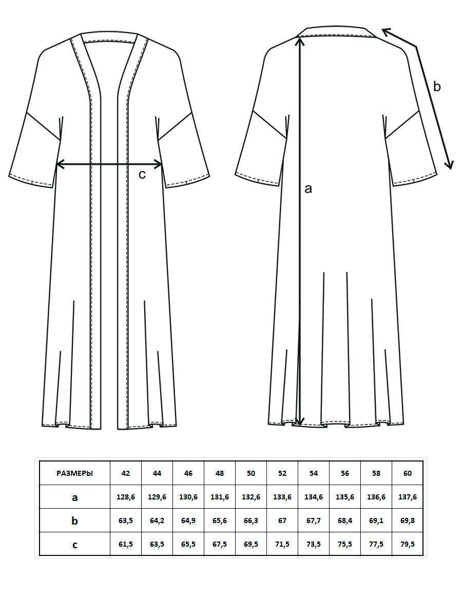 Выкройка кардиган халат Выкройки DRESS YOU купить по цене 411 ₽ в  интернет-магазине Wildberries | 96955410